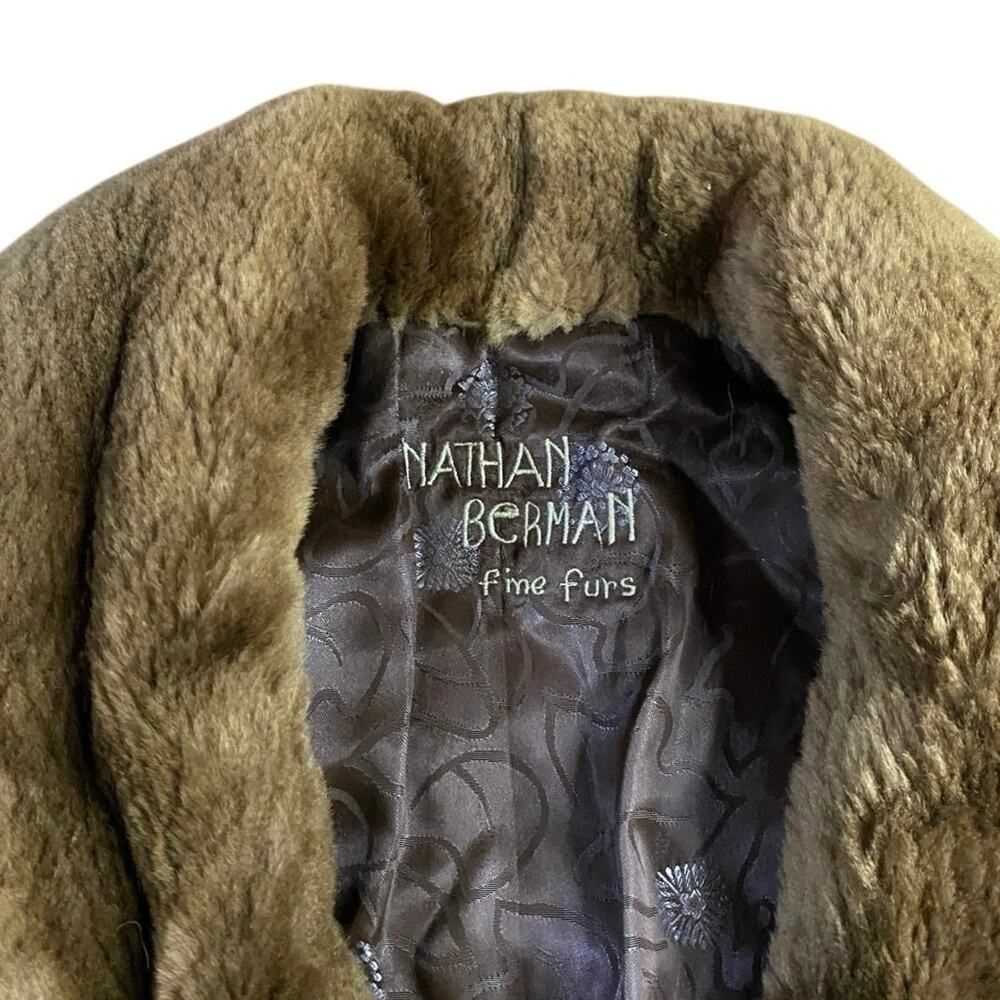 Vintage 70s Nathan Berman Mink Fur Jacket - L - Picture 4 of 6